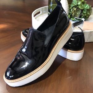 Vince Camuto Patent leather black slip-on size 8.5/ 38.5